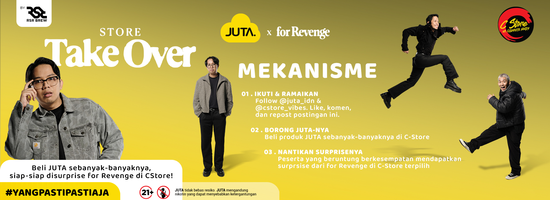 JUTA x for Revenge C-STORE Take Over!